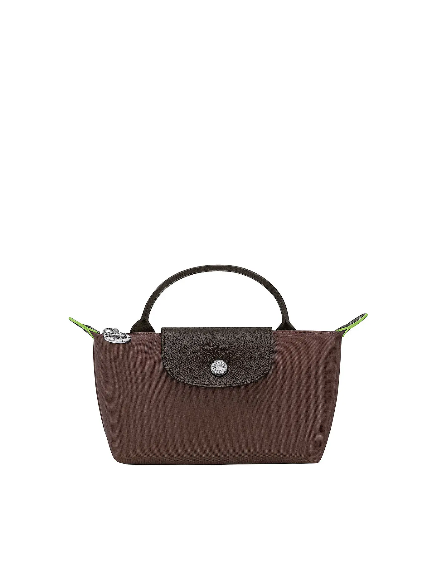 LONGCHAMP | Le Pliage Green Pochette mit Henkel, Grenade | braun
